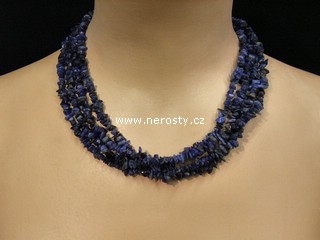 sodalit, náhrdelník