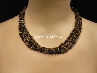 tygří oko, náhrdelník