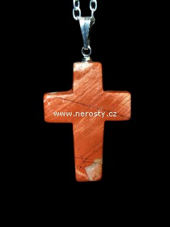 jaspis, křížek