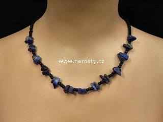sodalit, korálky