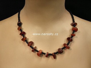 karneol, korálky