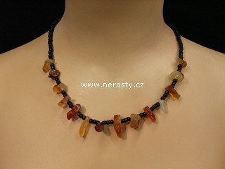 karneol, korálky