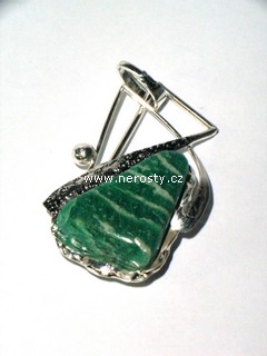 amazonit, přívěšek