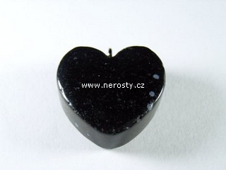 vločkový obsidián, srdce