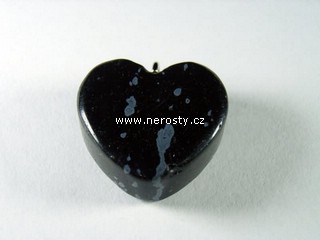vločkový obsidián, srdce