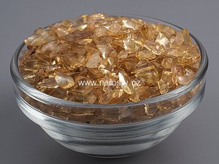 citrín, tromlované kamínky