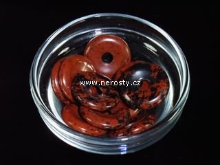 mahagonový obsidián, donut