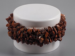 jaspis, elastický náramek
