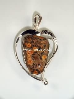 zkamenělé dřevo, přívěsek