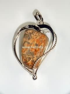 zkamenělé dřevo, přívěsek