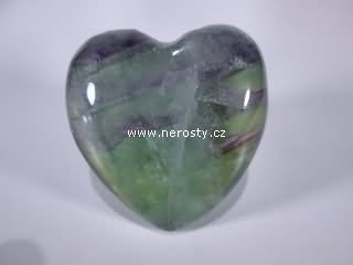 fluorit, srdce