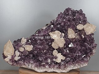 ametyst, kalcit