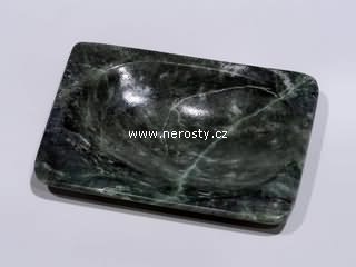 mramor, hranatý talířek