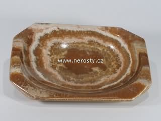 aragonit, hranatý talířek