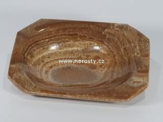 aragonit, hranatý talířek