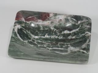 mramor, hranatý talířek