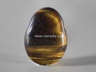 tygří oko, vrtaný kámen