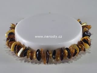 jantar, náramek