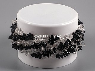 křišťál, turmalín