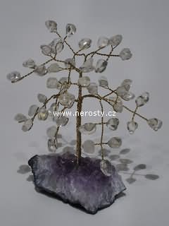 křišťál, stromeček štěstí