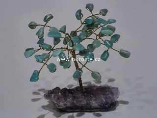 amazonit, stromeček štěstí