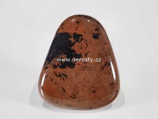 obsidián, mahagonový