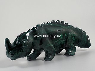malachit, dinosaurus