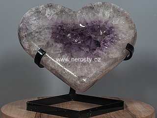 křišťál, ametyst