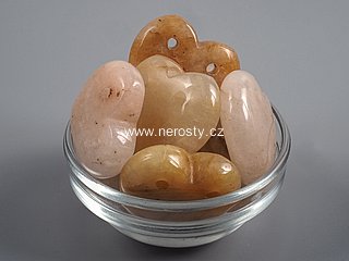 železitý křemen, srdce