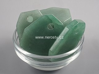 avanturín, vrtaný kámen