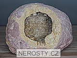 kalcit geoda, obrázek minerálu