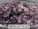 ametyst, tromlované kamínky