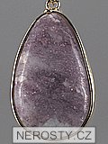 lepidolit, přívěsek