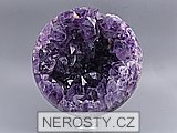 ametyst s krystaly, obrázek minerálu
