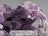 ametyst s krystaly, koule