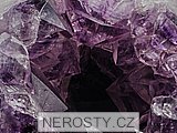 ametyst s krystaly, koule