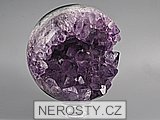 ametyst s krystaly, obrázek minerálu