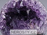 ametyst s krystaly, koule