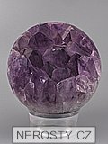 ametyst s krystaly, koule