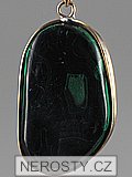 malachit, přívěsek